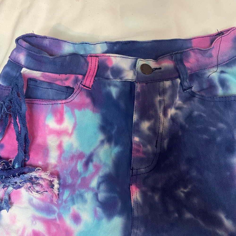 Daisy Multicolor Tie-Dye Pants - Picture 2 of 6